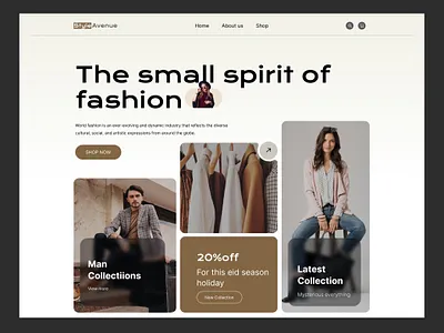 StyleAvenue-fashion landing page appearl brand branding clothes clothing e commerce fashion figma landing page lifestyle mensfashion online store outfit shopping street wear style ui design uiux website websitedesign