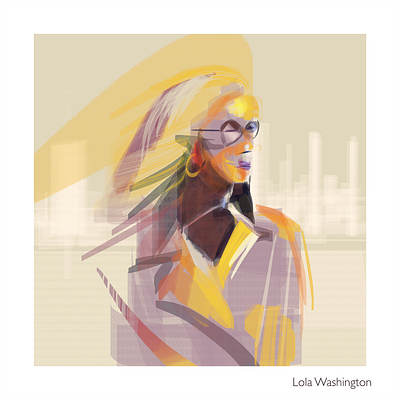 Lola Washington illustration lola washington people woman