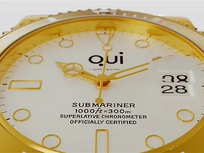 Our own Luxury watch! 3d animation branding motion graphics product animation