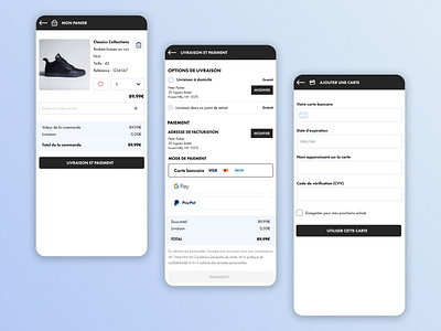 Daily UI #002 - Checkout UI checkout credit card daily ui design form payment shoes sneakers ui ux