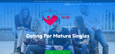 Online dating graphic design