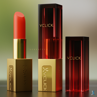 3d Design - Lipstick 3d animation branding graphic design logo motion graphics ui