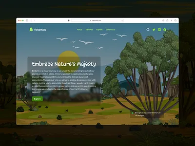 Nature website UI agric website agriculture beauty nature design nature nature website nature website ui plant website plants serene ui ux web ui