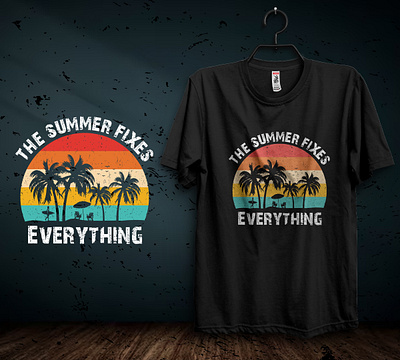 Summer T-shirt Design | Beach T-shirt | Typograph Quote T-shirt beach t shirt custom t shirt graphic design illustration print shirtdesign summer shirt quotes summer t shirt summer t shirt design summer tshirts sunset surf board t shirt surfing paradise surfing t shirt the summer everything typography t shirt vacation t shirt