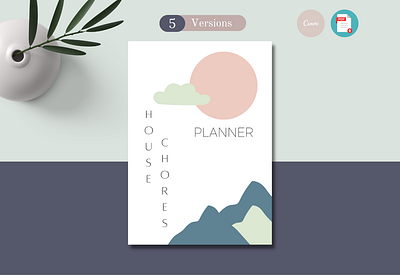 Planner - House Chores creative daily planner house planner minimalist planner simple wekkly planner work balance yearly planner