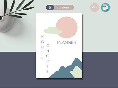 Planner - House Chores creative daily planner house planner minimalist planner simple wekkly planner work balance yearly planner