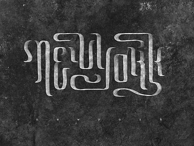 NewYork charcoal gimp graphic grunge illustration krita lettering new newyork print ukraine york