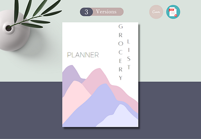 Planner - Grocery List creative daily planner groccery shopping grocery list minimalist planner shopper simple weekly planner