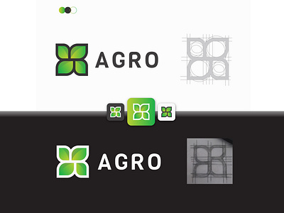 I have designed this modern and elegant logo for agro company. design graphic design illustration logo vector