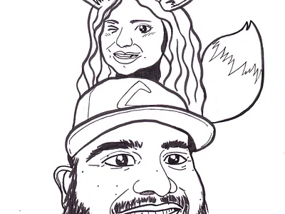 Papamon & Eeveelina branding content graphic design illustration logo sketch