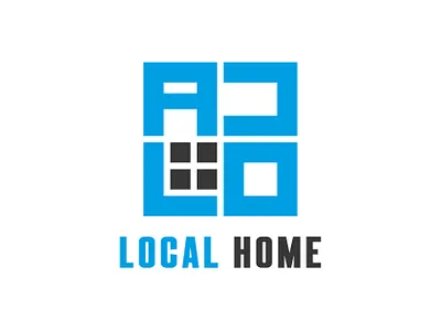 Concept: Local Home - Logo Design (Unused) best logo brand identity branding creative home home logo logo logo design logo folio minimal logo real estate real estate logo