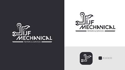 IJF Mechanical branding logo