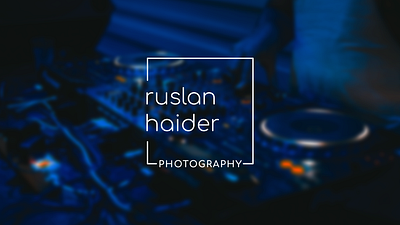 Logo | Ruslan Haider Photography logo logo design logos photography logo photography logos