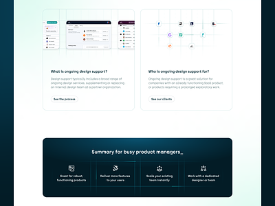 Semiflat - use case page agency website ladning page marketing page micro ui personal portfolio portfolio website saas saas landing saas marketing saas website semiflat ui ui design ui illustration use case use case page webdesign website