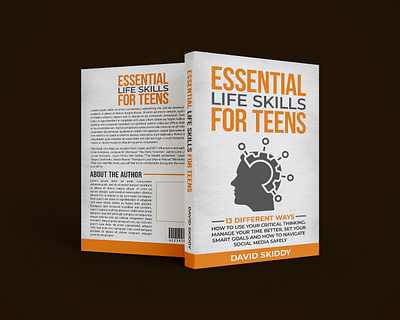 Teen Life Skills Book Cover Design 39 adult book adult teens book cover brain college graphic design illustration kdp life skills paperback book cover personal branding book students teen teen book teen self help guide teenage book cover teenage book design teens book typography vector