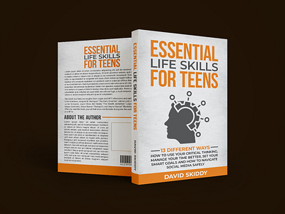 Teen Life Skills Book Cover Design 39 adult book adult teens book cover brain college graphic design illustration kdp life skills paperback book cover personal branding book students teen teen book teen self help guide teenage book cover teenage book design teens book typography vector