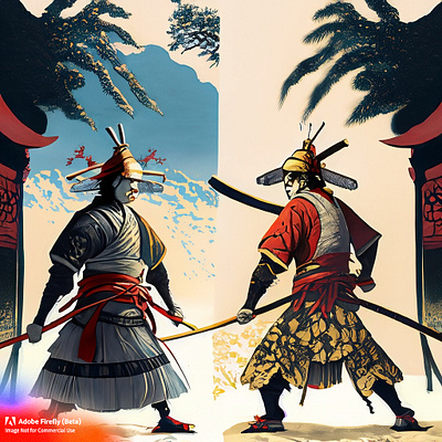 Japanese Samurai fighter