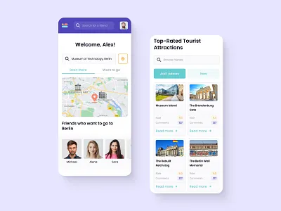 Horizon - Web platform for travelers adventure design design concept modern travel ui ux ui design user interface web design web platform website