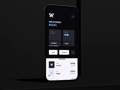Crypto Wallet – Send Assets Interactions android animation app application assets blockchain crypto cryptocurrency defi design interface ios iphone mobile staking ui ux wallet web 3 web3