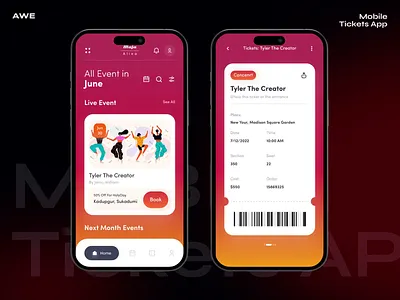 Event Manager App animation app app design awe design event app event manager app ios mobile app ui