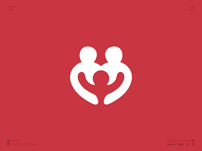 Family logo branding design icon illustration logo logodesign logotype minimal vector