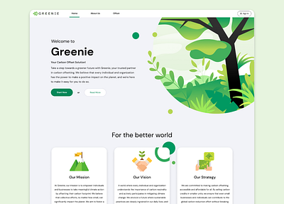 Carbon Offset platform website