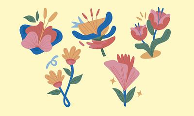 Colorful Flower illustration