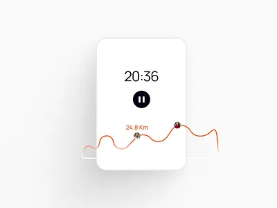 Fitness Challenge design fitness fitness app flat health interface minimal modern tracker typography ui