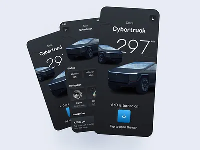 Car Mobile App UI Design 3screen design app app design ui app design ux app desing car screen design car ui design car ui ux design app home page design home ui design landing screen app ui app ui app design ui design ui screen deisng ui ux ux design website