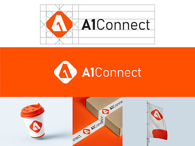 A1Connect Branding branding design graphicsdesign illustration logo logo designer logo mark modern logo design vector
