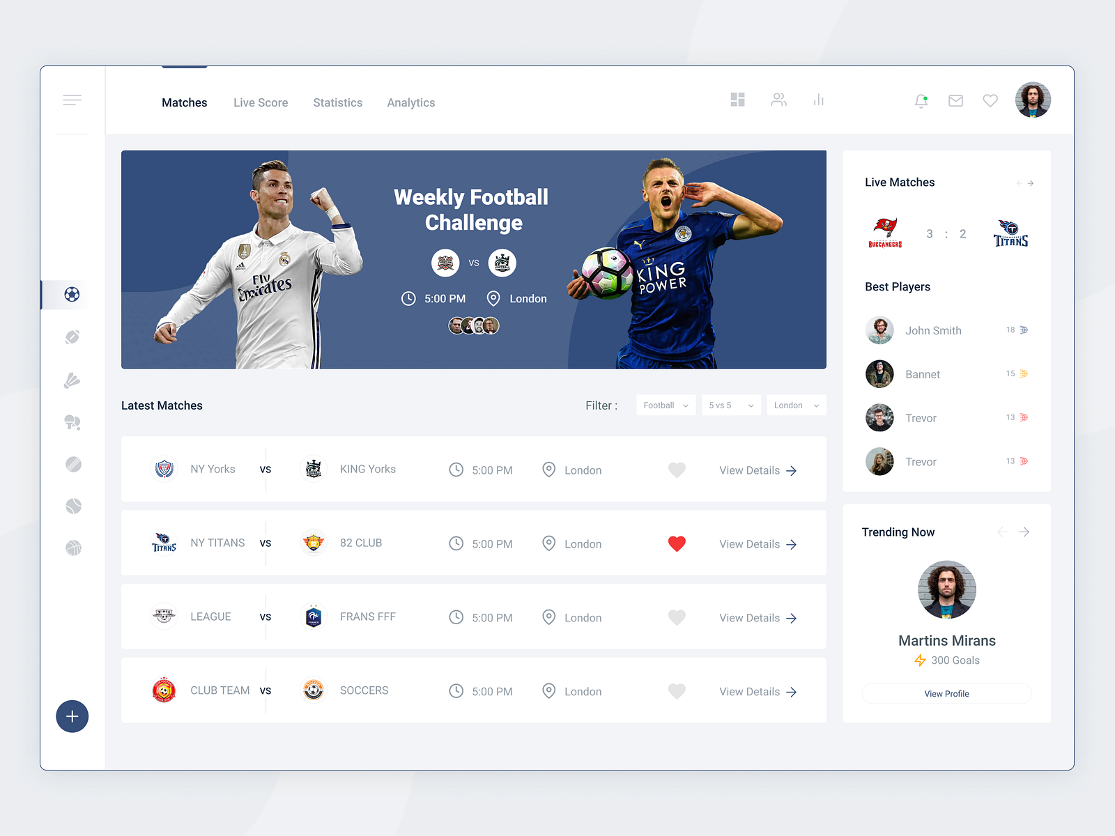 football-premier-league-web-dashboard-by-dharmesh-on-dribbble