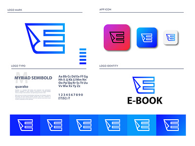 E-BOOK CONCEPT - LOGO DESIGN best logo brand identity branding creative design illustration logo logo design ui vect plus