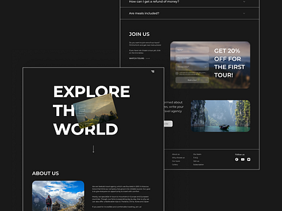 #1 Explore the world concept design landing ui ux uxui uxui design web design webdesign