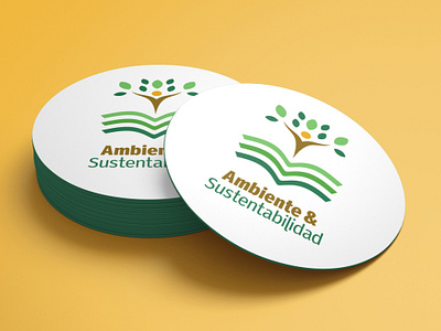 AMBIENTE & SUSTENTABILIDAD (IDENTIDAD VISUAL) (2023) art brand branding design flat graphic design icon identity illustrator logo logo design minimal photography photoshop typography vector