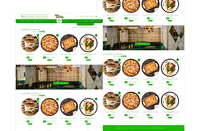 Web site Ibizza - UI/UX design design figma food design food ui design ui ux ux design website