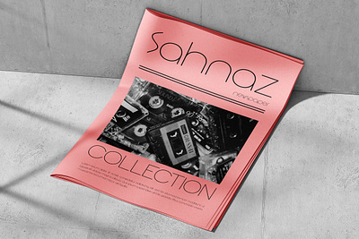 Sahnaz branding design display fashion font graphic design logo magazine modern moderndesign modernfont sansserif typography