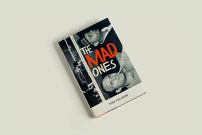 Tom Folsom 1960s book cover book design graphic design mid century publishing the mad ones typography