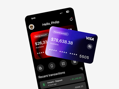Bank App UI design ui uidesign uiux