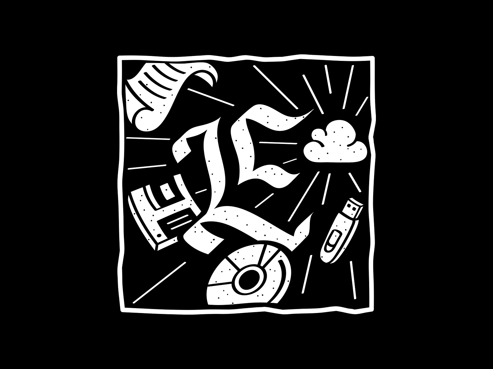 Letter E — Evolution by Ana Ageeva on Dribbble