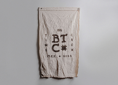 BTC branding flag logo patch