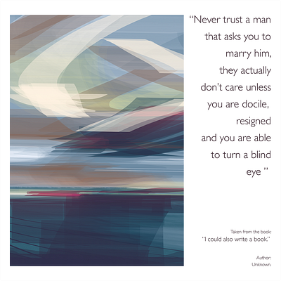 Quote 2 blue illustration sea sky