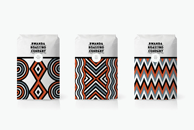 Rwanda Roasting Company african coffee coffee design graphic design illustration logo packaging typography
