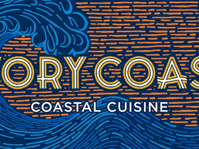 Ivory Coast branding design graphic design illustration kalahari logo resorts signage typography visual identity