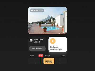 Habitat Preview, Effortless Comfort of the Future app design devices ecosystem flat graphic design home icon interface ios minimal modern smart smart home smart house summer typography ui ux vector