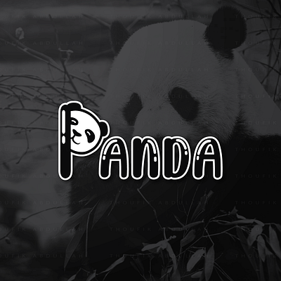 Panda Logo Design branding design graphic design illustration logo minimal panda typography ui ux vector