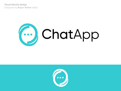 ChatApp logo brand agency brand identity brand mark branding chat logo creative logo logo logo agency logo design logo designer logos modern logo popular logo simple