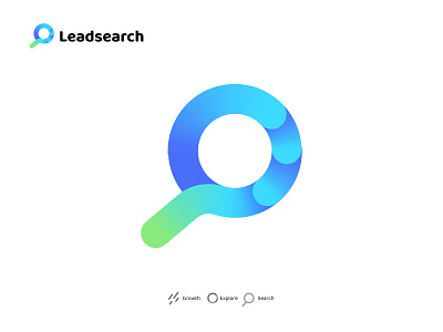 lead search logo design brand identity branding business design digital digital marketing icon lead logo logo design logodesign logos marketing minimal minimalist search logo vector