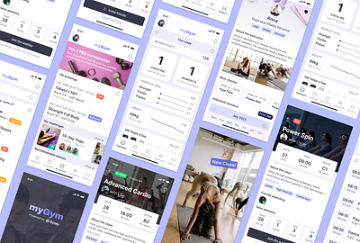 Gymly Member App Case Study app booking case study dribbble academy figma fitness goal gym member app mobile motivation product design progress prototype research tracking ui user friendly ux