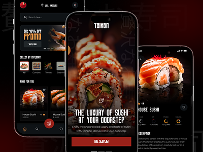 Sushiman🍣 - Food App japanese japanese app japanese food mobile app nigiri sashimi sushi sushi app ui ux