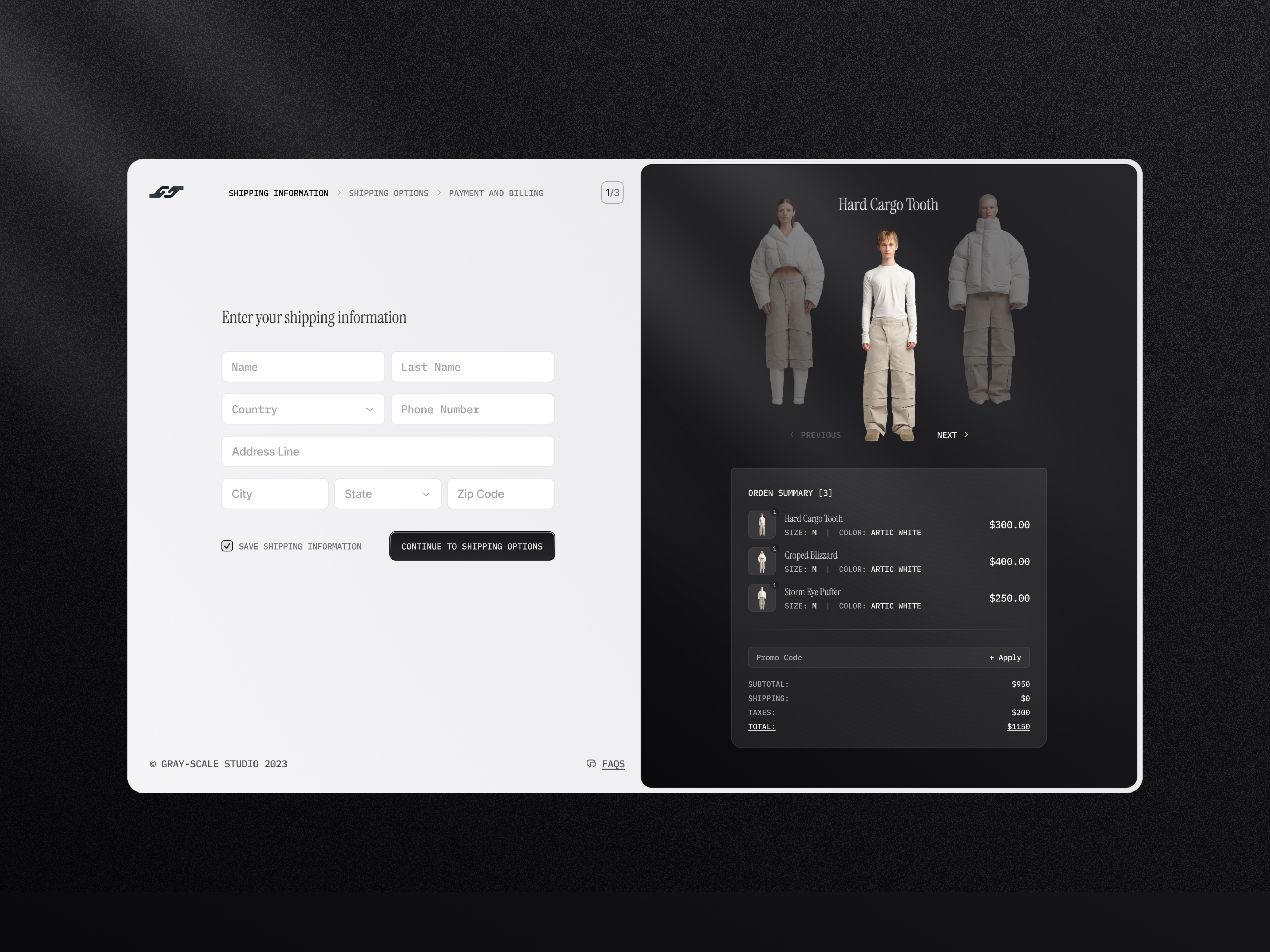 Checkout flow branding buy chechout dark mode dark theme design ecommerce graphic design modern ui ux